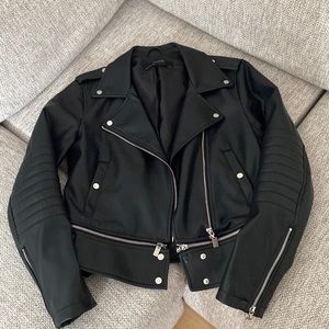 Zara leather jacket